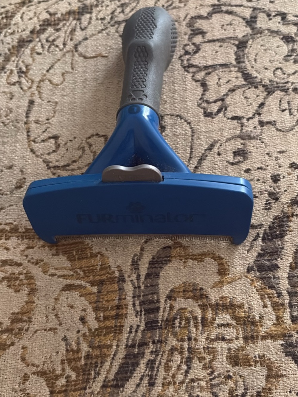 FURminator Large Deshedding Tool - Blue and Gray
